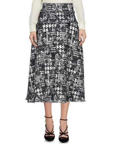 Shop Dolce & Gabbana Midi Skirts In Black