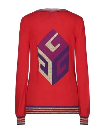 Shop Gucci Cardigan In Red