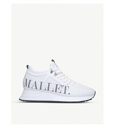 Shop Mallet Diver 2.0 Printed Trainers In White