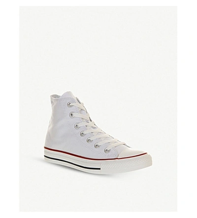 Shop Converse All Star Canvas High-tops In Optical White