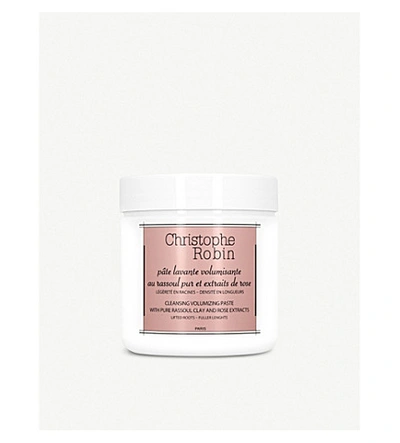 Christophe Robin Cleansing Volumising Paste With Pure Rassoul Clay And Rose Extracts 250ml