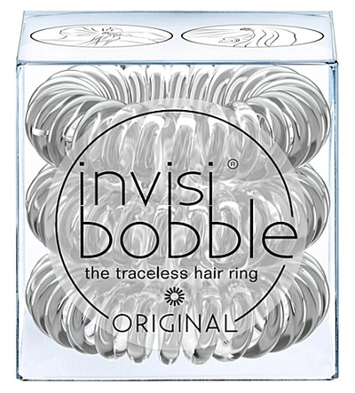 Shop Invisibobble Original Traceless Hair Ring Set Of Three In Crystal Clear