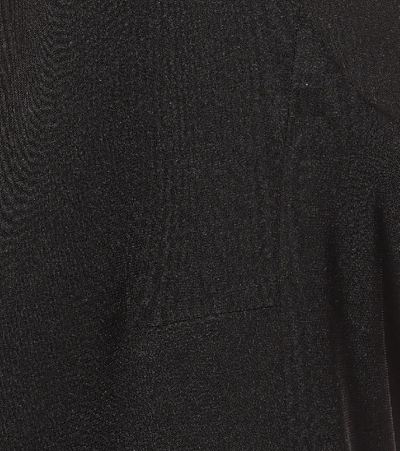 Shop Max Mara Samurai Cropped Cady Jacket In Black