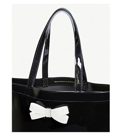 Ted Baker Large Gabycon Bow Detail Icon Tote In Black ModeSens