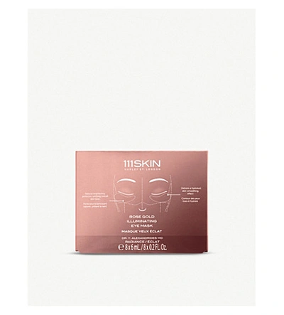 Shop 111skin Rose Gold Illuminating Eye Mask Pack Of Eight
