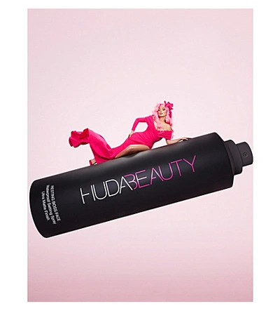 Huda Beauty Resting Boss Face Waterproof Setting Spray 3.38 Fl.oz/ 100 ml  In White | ModeSens
