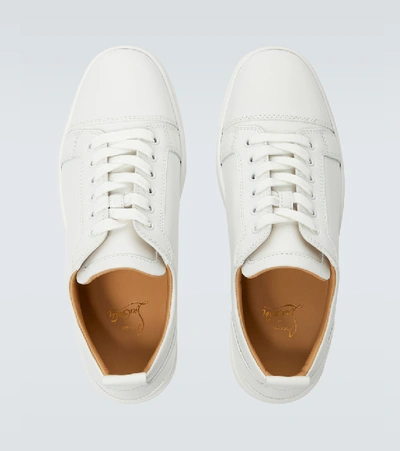 Christian Louboutin Louboutin Sneakers Louis Junior Mens Leather White In White