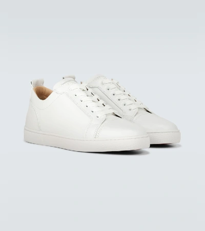 Shop Christian Louboutin Louis Junior Sneakers In White