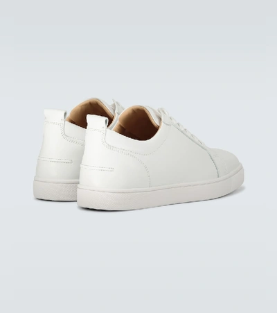 Christian Louboutin Louis Junior Spikes Sneaker In White