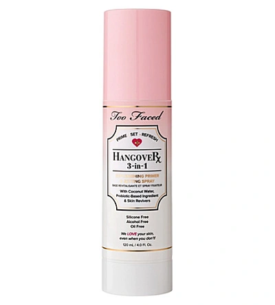 Shop Too Faced Hangover 3-in-1 Primer Setting Spray 120ml In Na
