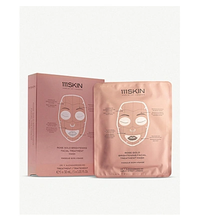 Shop 111skin Rose Gold Brightening Facial Treatment Set Of Five Masks