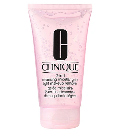 Shop Clinique 2-in-1 Cleansing Micellar Gel + Light Makeup Remover