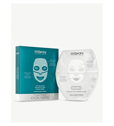 Shop 111skin Anti Blemish Bio Cellulose Facial Mask 5 X 23ml