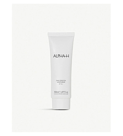 Shop Alpha-h Daily Essential Moisturiser Spf 50+ With Vitamin E