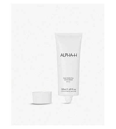 Shop Alpha-h Daily Essential Moisturiser Spf 50+ With Vitamin E