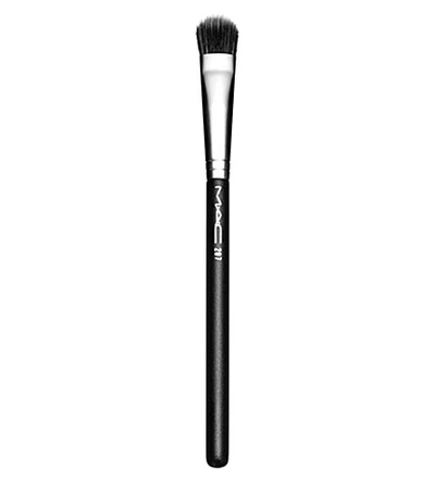 Shop Mac 287 Duo Fibre Eye Shadow Brush In Black
