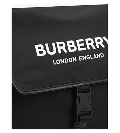 Shop Burberry Logo Print Nappy Bag In Multi