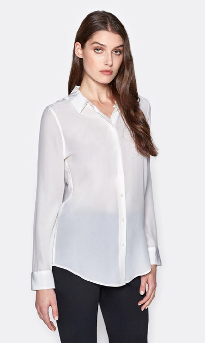 Shop Equipment Essential Silk Shirt In Bright White