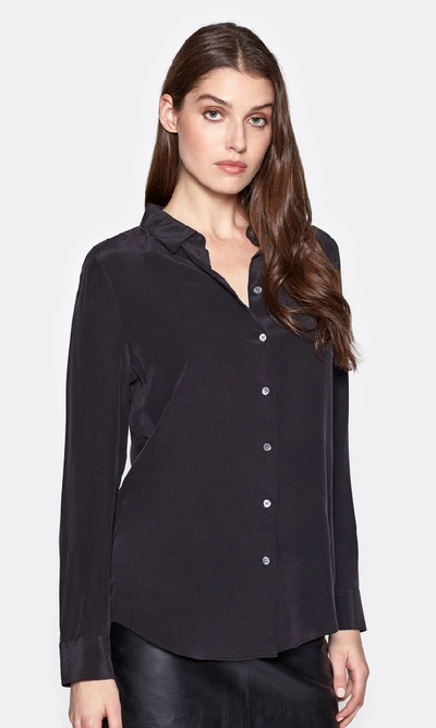 Shop Equipment Essential Silk Shirt In True Black