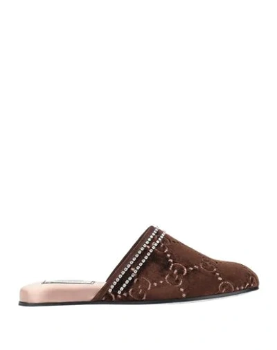 Shop Gucci Mules And Clogs In Brown