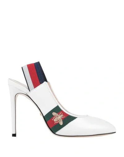 Shop Gucci Pump In White