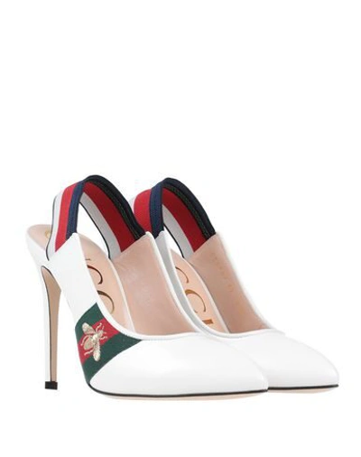 Shop Gucci Pump In White