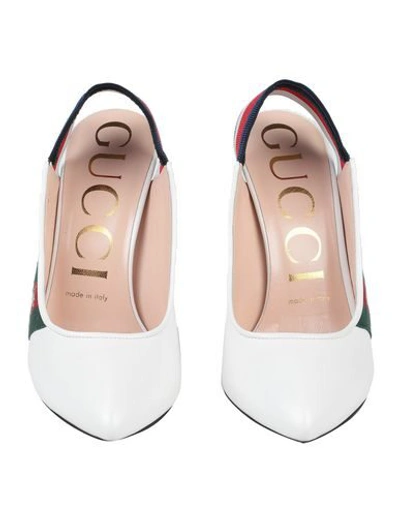 Shop Gucci Pump In White