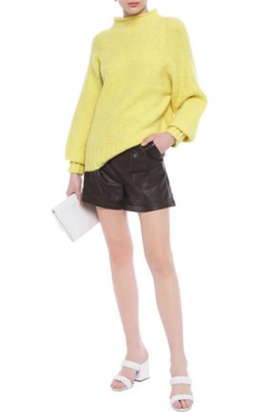 Shop Equipment Souxanne Alpaca-blend Sweater In Pastel Yellow