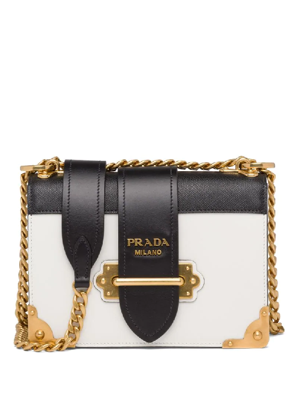 prada cahier large leather bag