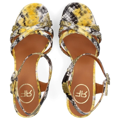 Shop Roberto Festa Sandals Briet In Yellow