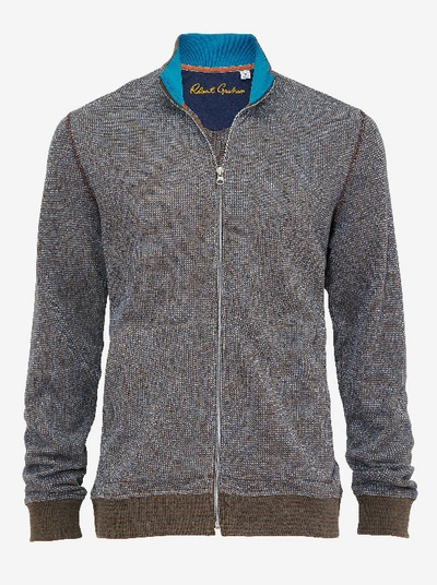 Shop Robert Graham Reid Knit In Taupe