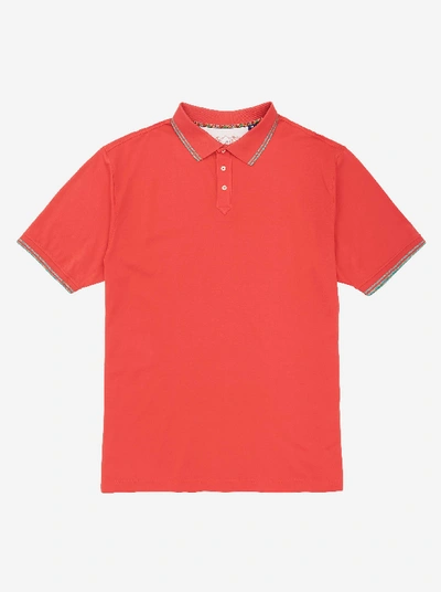 Shop Robert Graham Cirque Polo Big In Red