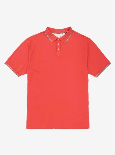 Shop Robert Graham Cirque Polo Tall In Red