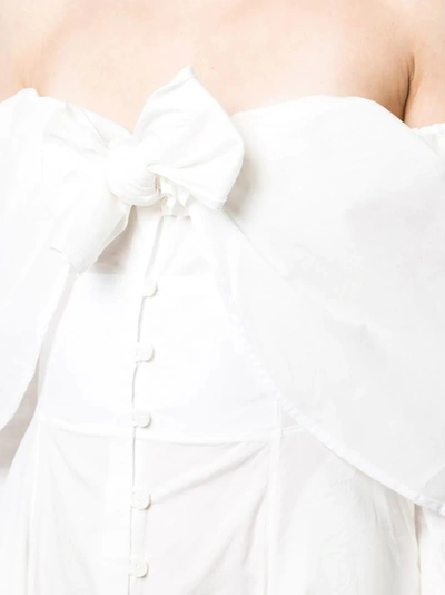 Shop Rosieassoulin Off Shoulder Dress White