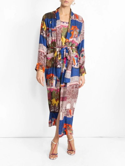 Shop Chufy Camel Reversible Slip Dress Multicolor