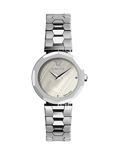 Shop Versace Idyia Stainless Steel Bracelet Watch