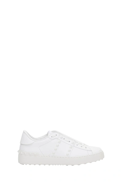 Shop Valentino Untitled Open Sneakers In Bianco