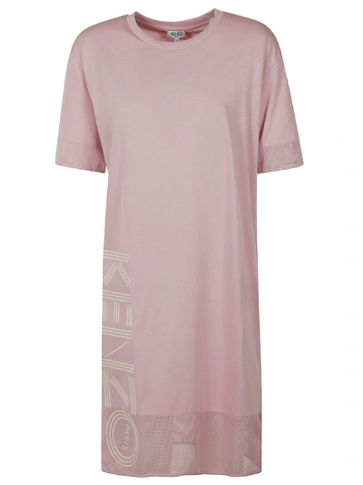 Shop Kenzo Sport T-shirt Dress In Pink