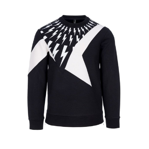 neil barrett lightning bolt sweater