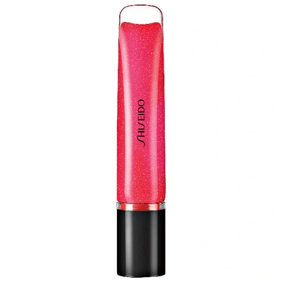 Shop Shiseido Shimmer Gel Lip Gloss 07 Shin-ku Red 0.27 oz/ 9 ml