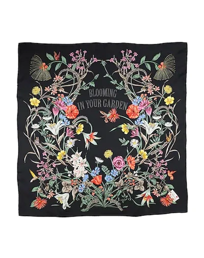 Shop Gucci Square Scarf In Black