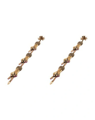Shop Gucci Earrings In Fuchsia