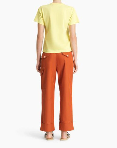 Shop See By Chloé T-shirts In Yellow