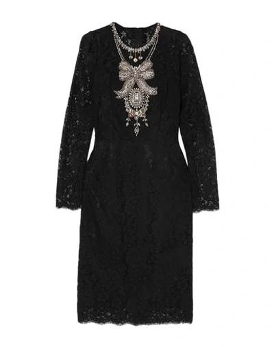 Dolce & Gabbana Knee-length Dress In Black