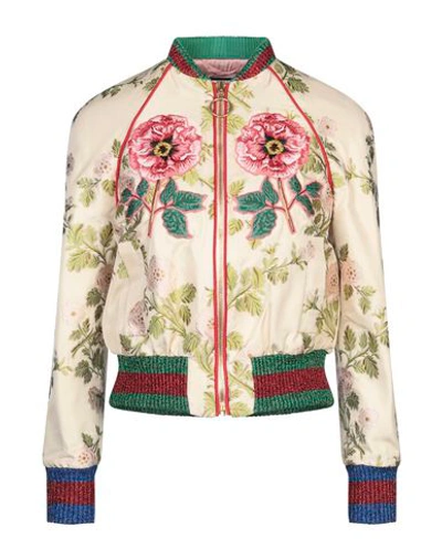 Shop Gucci Bomber In Ivory
