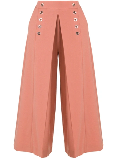 Shop Alexander Wang High Waisted Pleat Front Trousers