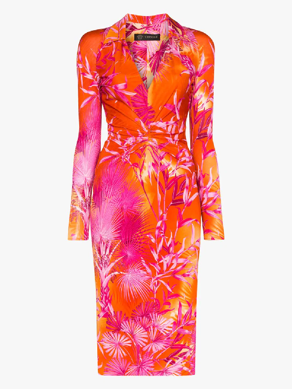 versace jungle print top