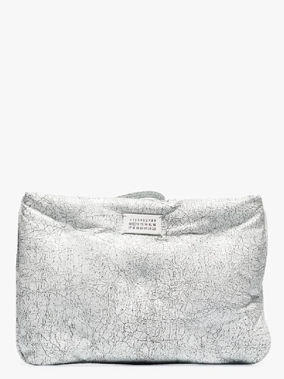 Shop Maison Margiela Distressed-effect Clutch Bag In White