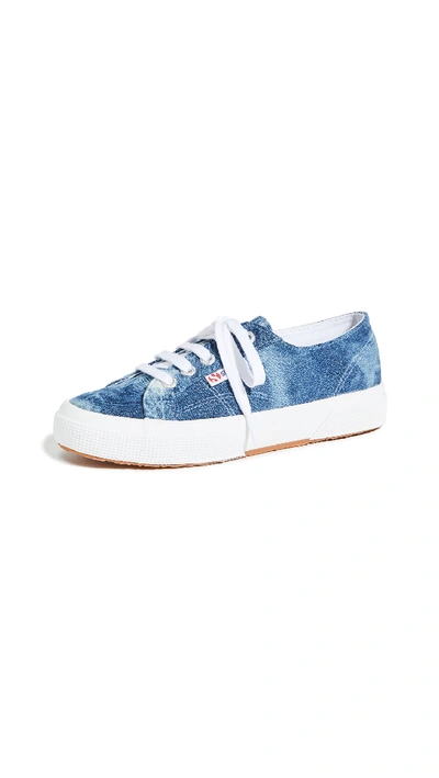 Superga 2750 Tie Dye Denim Shoes - Blue