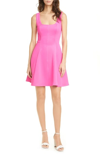 Shop Ted Baker Lohanna Fit & Flare Dress In Bright Pink